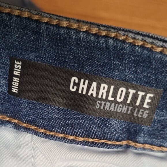 NEW NWT! KUT FROM THE KLOTH CHARLOTTE HIGH RISE STRAIGHT LEG TROUSER JEANS sz 12 - Picture 8 of 8